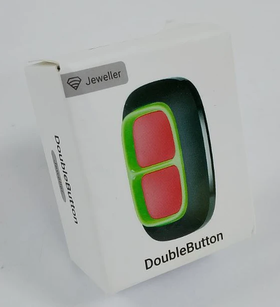 (Уценка) Беспроводная экстренная кнопка Ajax DoubleButton Black
