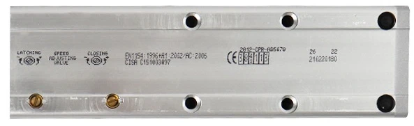 Доводчик дверной Cisa C1611.05.0.90 Professional Plus2 BC STD HO с фиксацией до 120 кг черный (37924) фото 5