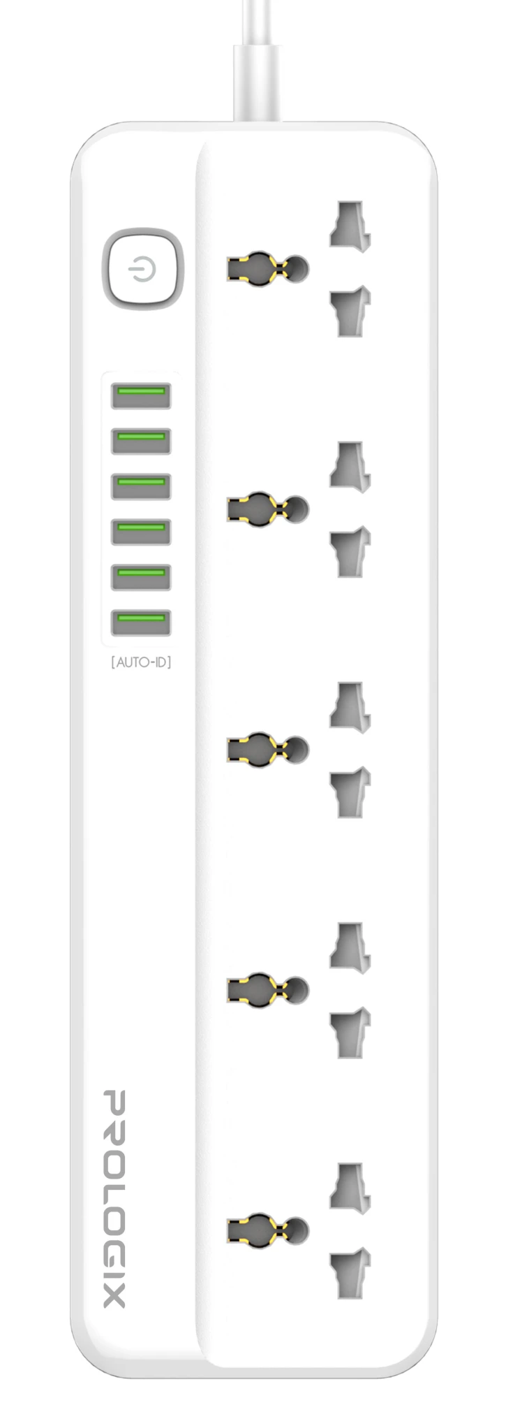 Мережевий фільтр ProLogix Premium PR-SC5614W 5/2m, 6xUSB White (PR-SC5614W) фото 3