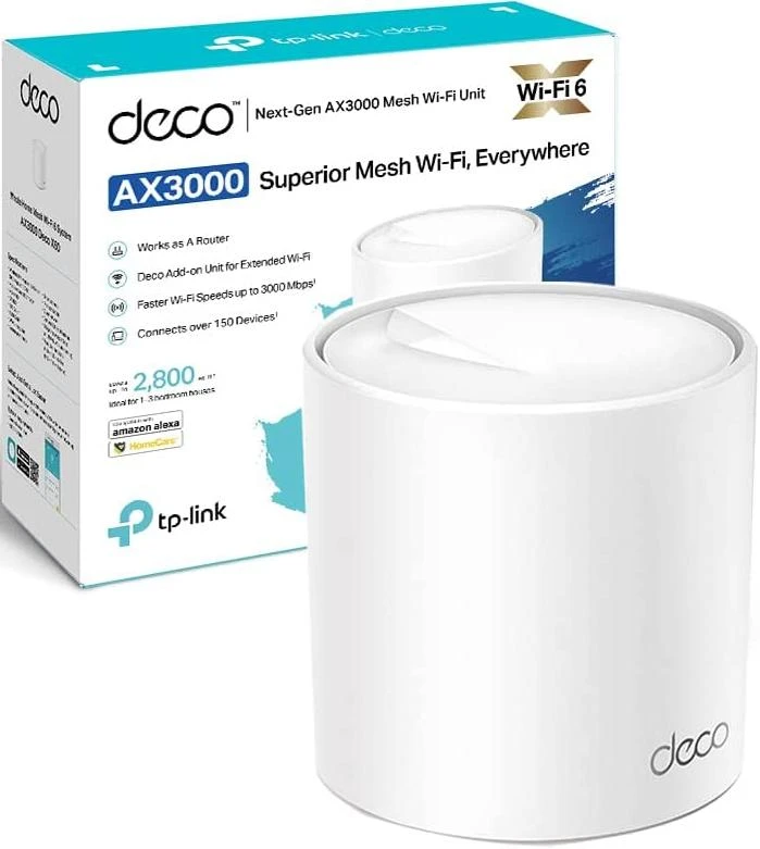 Mesh WiFi 6 система TP-Link Deco X60 (Deco X60(1-pack)) TP-Link Deco X60 (Deco X60(1-pack)) фото 2