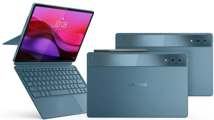 Планшет Lenovo Yoga Tab Plus Wi-Fi 16/256GB + Keyboard + Pen Tidal Teal (ZAEG0008UA) фото 14