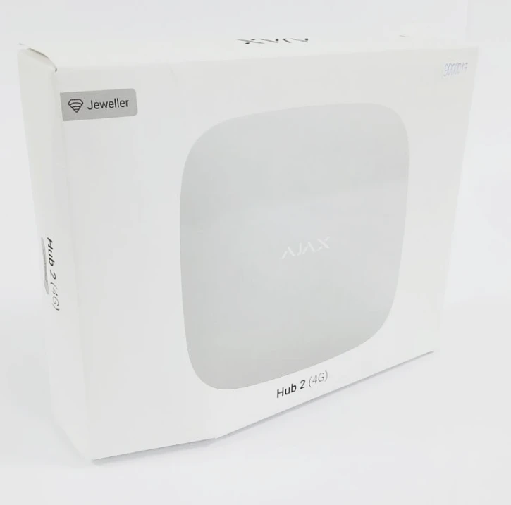 (Уценка) Интеллектуальная централь Ajax Hub 2 (4G) White