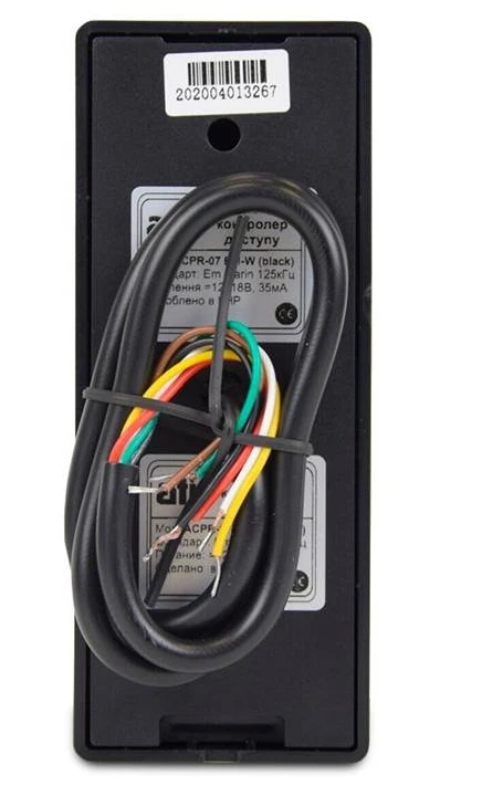 Контроллер Atis ACPR-07 EM-W (black) со встроенным считывателем EM-Marine влагозащищенный Black фото 3