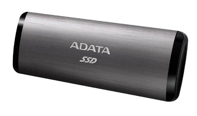 Накопитель SSD A-Data SE760 USB 3.2 256GB Titanium (ASE760-256GU32G2-CTI) фото 4