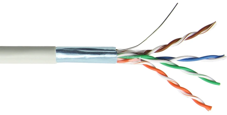 Кабель вита пара TriniX FTP Cat 5E 0,5, CU, In фото 2