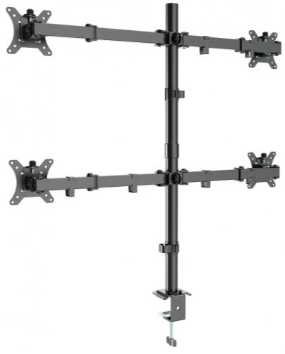 Кронштейн для 4 моніторiв Gembird MA-D4-01 Black фото 3