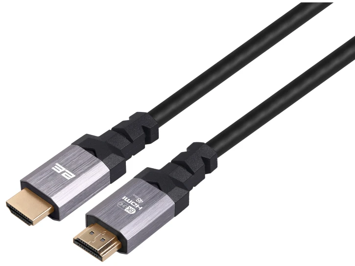 Кабель 2E HDMI Ultra High Speed 3 м Black/Silver (2EW-1143-3M) фото 4