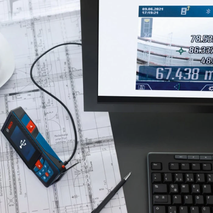 Далекомір лазерний Bosch GLM 150-27 C Blue (0.601.072.Z00) фото 5