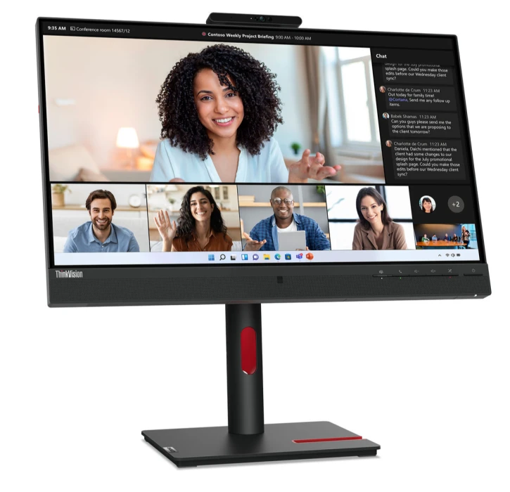 Монітор Lenovo T24mv-30 23,8" Black (63D7UAT3UA) фото 4