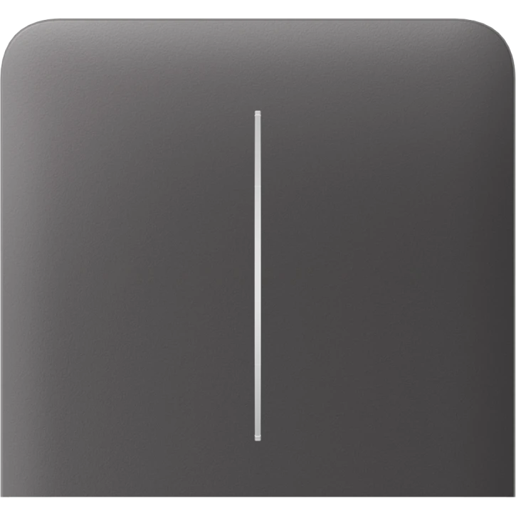 Бічна кнопка для двоклавішного вимикача Ajax SideButton (2-gang) vertical Grey (83438.143.GR)