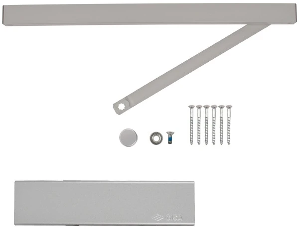 Доводчик дверний Cisa C2010.03.0.97 Professional Plus2 SLD до 60 кг FIRE сірий (37929) фото 5