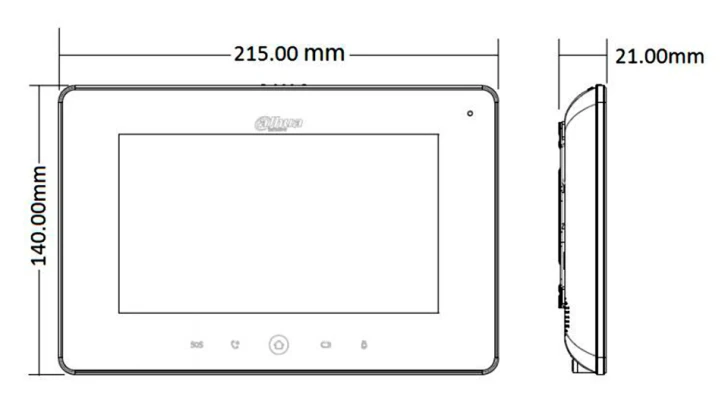 IP домофон Dahua DH-VTH5241DW White фото 4