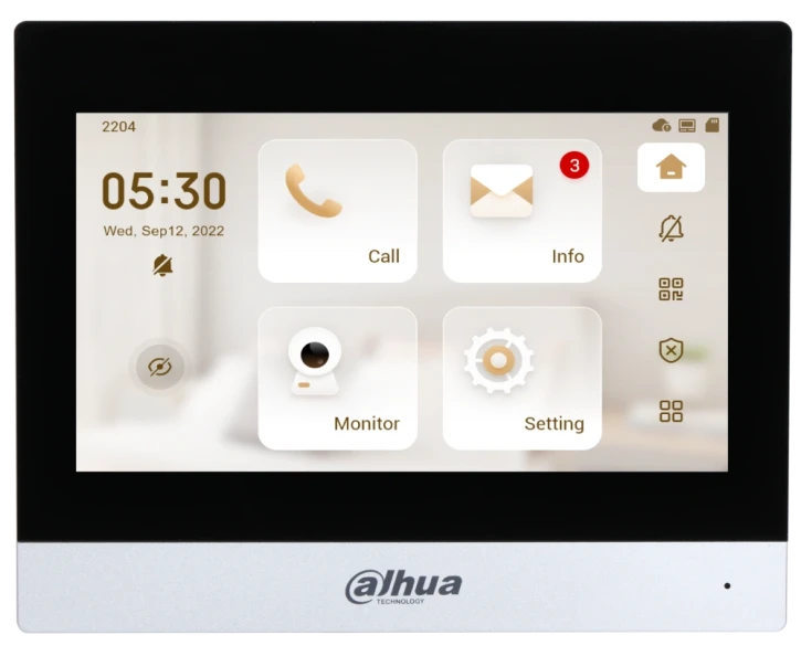 Видеодомофон Dahua DHI-VTH8621KMS-WP Siliver (99-00020771)