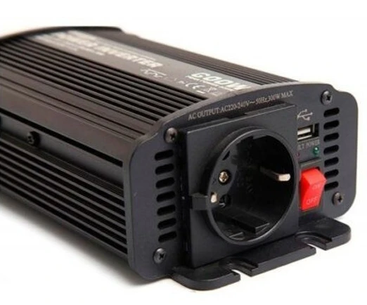 Инвертор напряжения Carspa-600-122 (600Вт), 12/220V, с аппроксимированной синусоидой фото 4