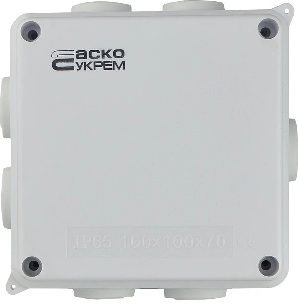 Коробка розподільна Аско-Укрем TY-RA 100x100x70 (A0150170004) фото 3