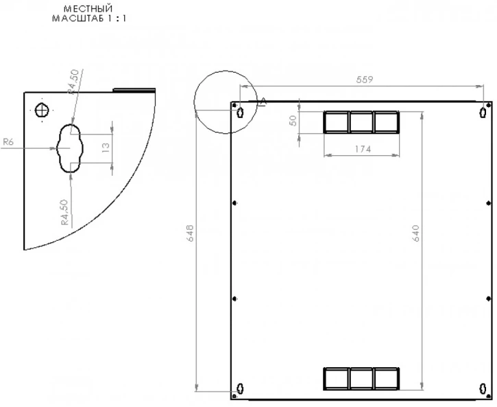 Шафа настінна CMS 15U, 600x500x773 мм (UA-MGSWL155B) фото 9