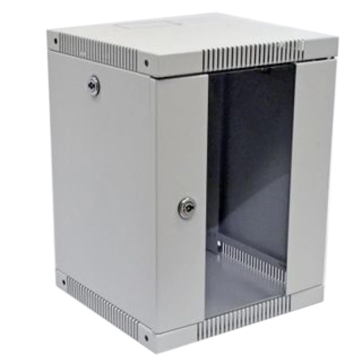 Шкаф настенный CMS 10", 12U серый (UA-ШТК-12U-GR)