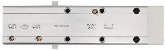 Доводчик дверний Cisa C1611.03.0.45 Professional Plus2 BC STD HO з фіксацією до 80 кг білий (37914) фото 5