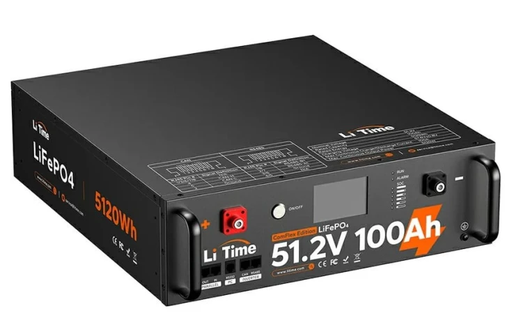 Акумулятор Li Time L51.2V100-100-COM-16-S3U монтаж в стійку 19"