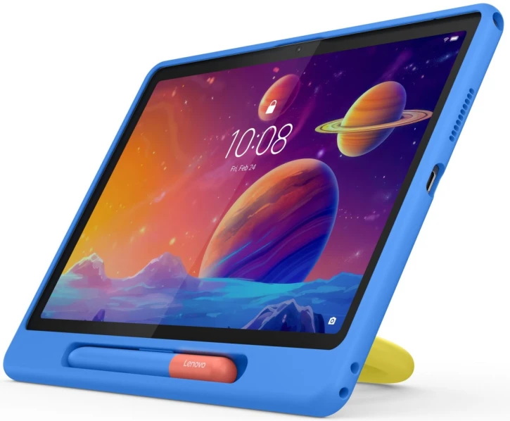 Планшет Lenovo Tab LTE with Kids Bumper and Pen 4/128GB Luna Grey (ZAEJ0129UA) фото 2