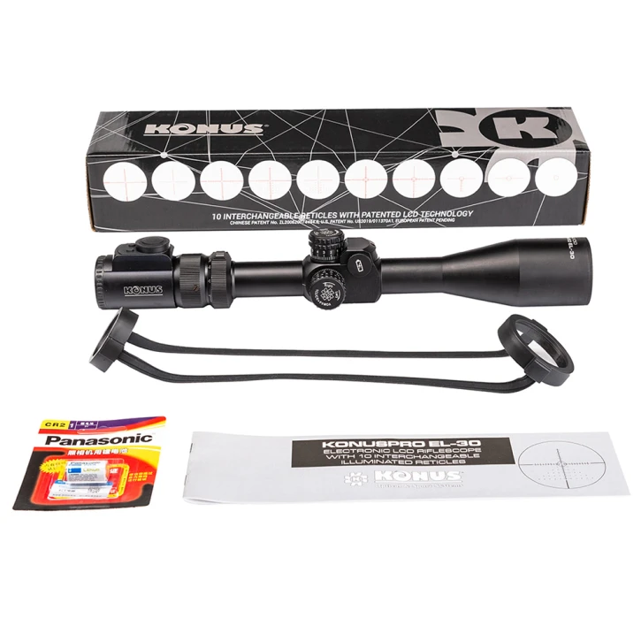 Оптичний приціл Konus KONUSPRO EL-30 6-24x50 LCD (7331) фото 5