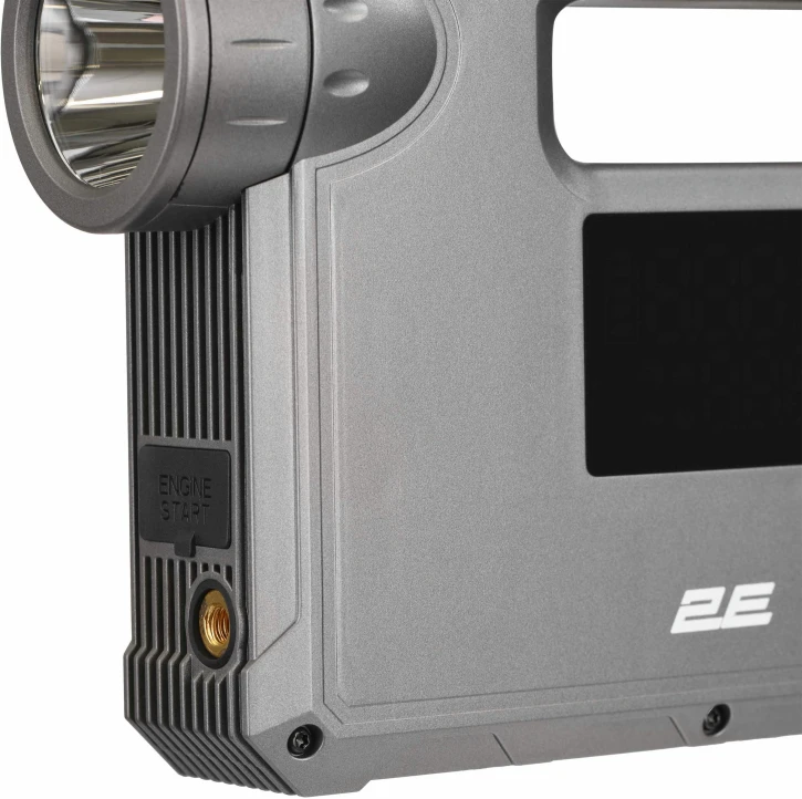 Автономний пусковий пристрій 2E Pitman з автомобільним компресором та ліхтарем, 10000 mAh (2E-CJSPBPL-BK) фото 8