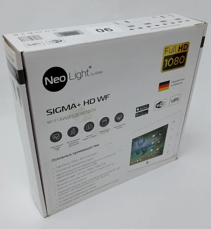 (Уцінка) Відеодомофон Neolight Sigma + HD WF White фото 9