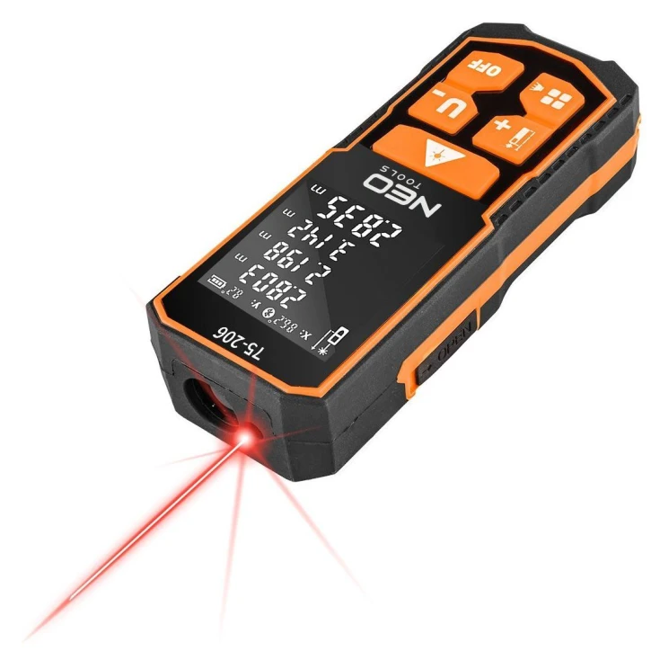 Далекомір лазерний Neo Tools 0.05–100м, ±2мм Orange (75-206) фото 2