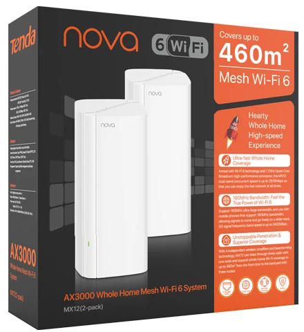 Mesh Wi-Fi система Tenda MX12 (MX12-KIT-2) фото 5