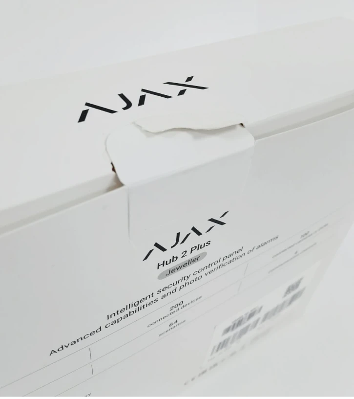 (Уцінка) Інтелектуальна централь Ajax Hub 2 Plus White фото 3