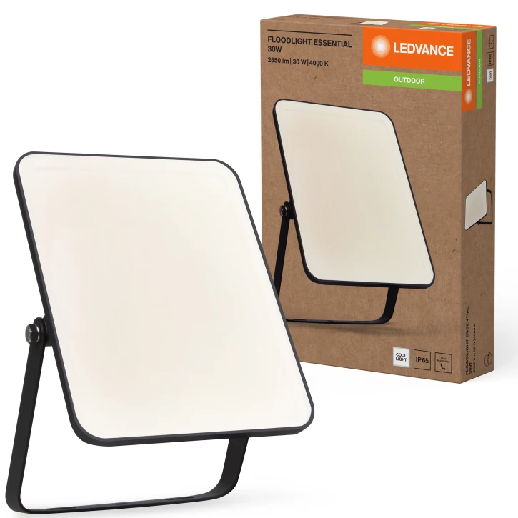 Прожектор LED Ledvance FL ESSENTIAL 30Вт, 4000K Black (4058075768079)