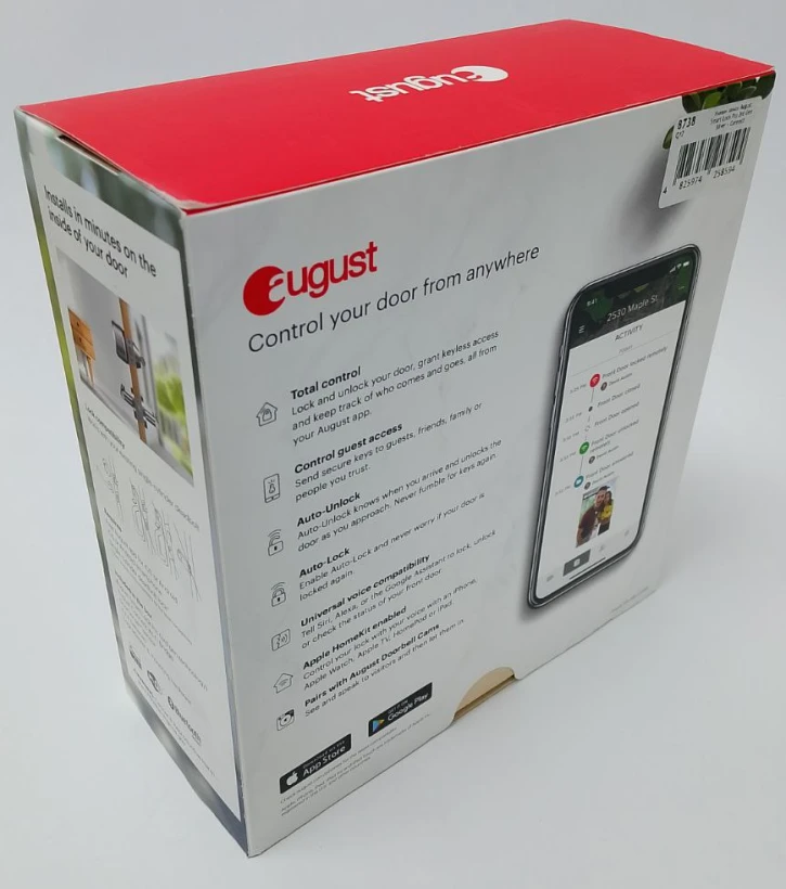 (Уценка) Умный замок August Smart Lock Pro 3rd Gen Silver + Connect фото 3