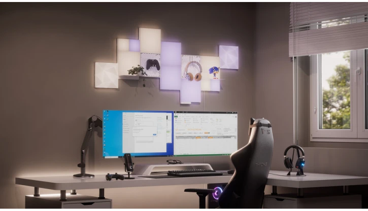 Розумні світлові панелі Nanoleaf Blocks Combo XL з підтримкою HomeKit і Matter - 9 шт. (N8100K02-10CB) фото 5