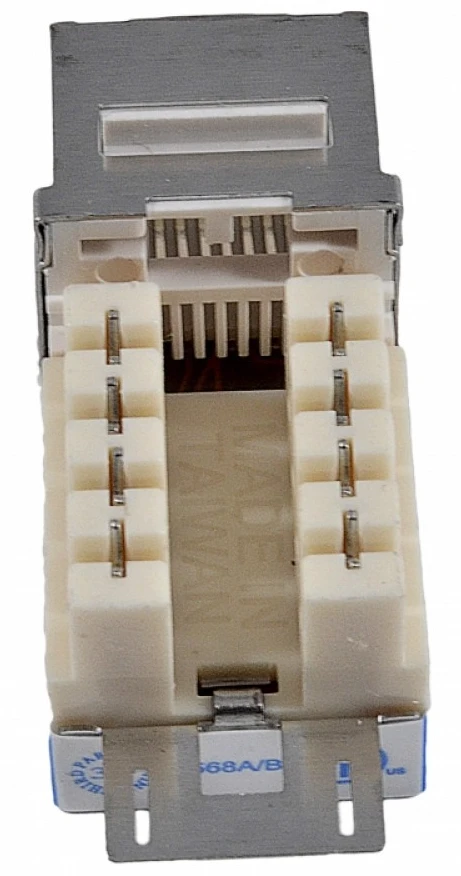 Модуль EPNew KeyStone RJ45 FTP, кат. 6, 110, Slim, W - 17.3 мм (6KTVM-F0TIN) фото 3