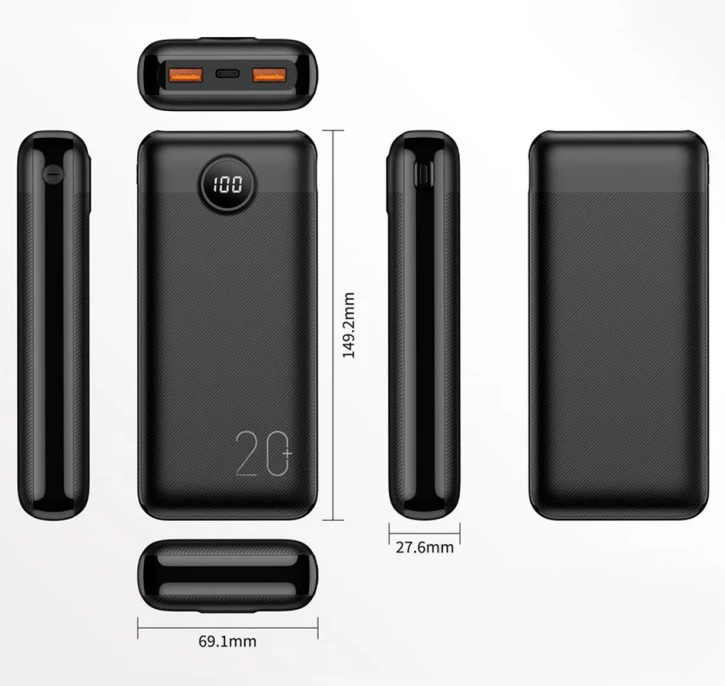 УМБ VEGER VP2039PD 20000mAh Black фото 2