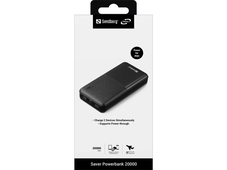 УМБ Sandberg Saver UPS mode 20000mAh (320-42) фото 3