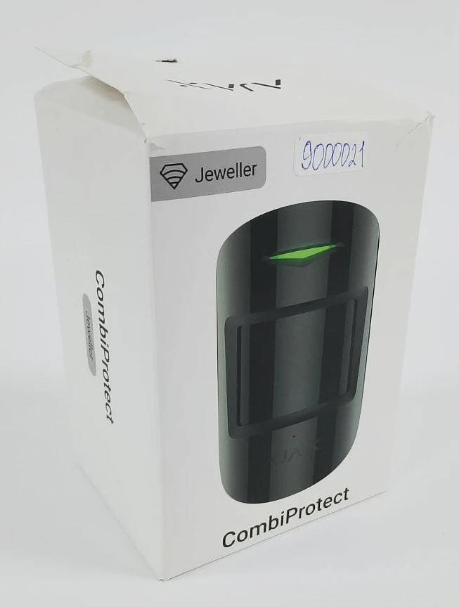 (Уценка) Беспроводной датчик движения и разбиения Ajax CombiProtect Black