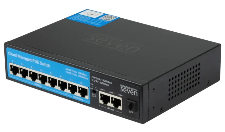 PoE комутатор SEVEN PS308G фото 3