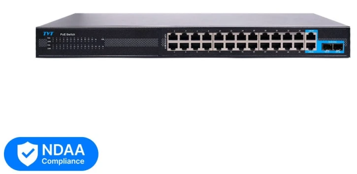 Комутатор TVT TD-B2224S1-PGA PoE (77-00382)