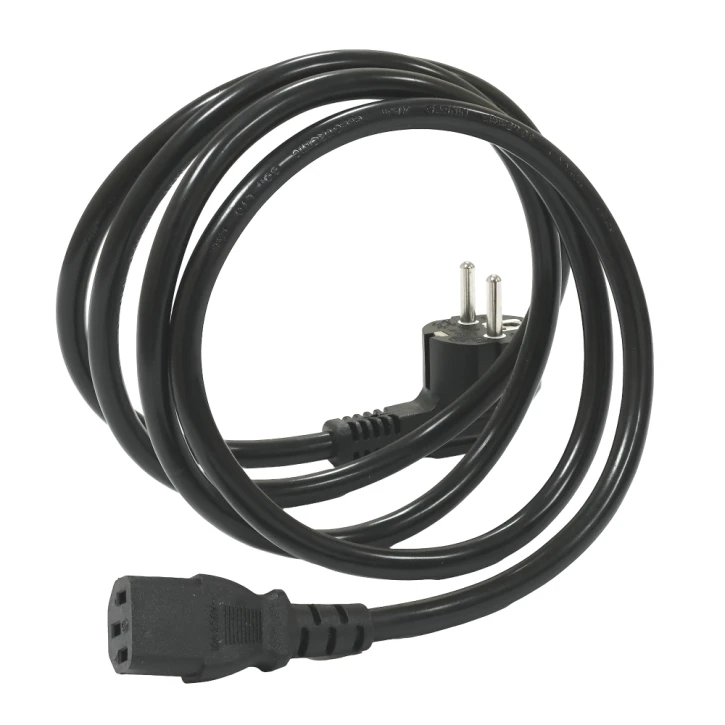 Кабель живлення Kingda С13-CEE 7/7 1,8 м (CMS-PC6065-0.75-1.8m)
