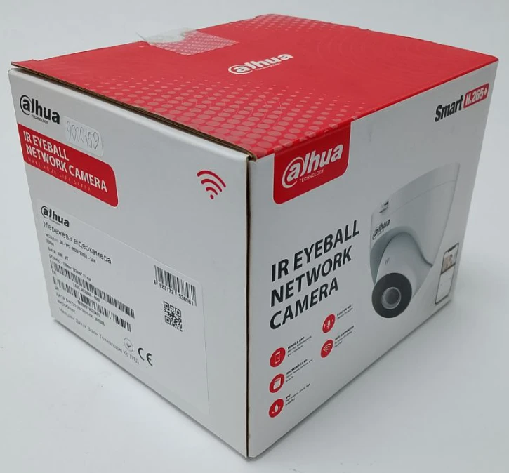 (Уцінка) IP-відеокамера Dahua DH-IPC-HDW1230DT-SAW (2.8) White фото 2