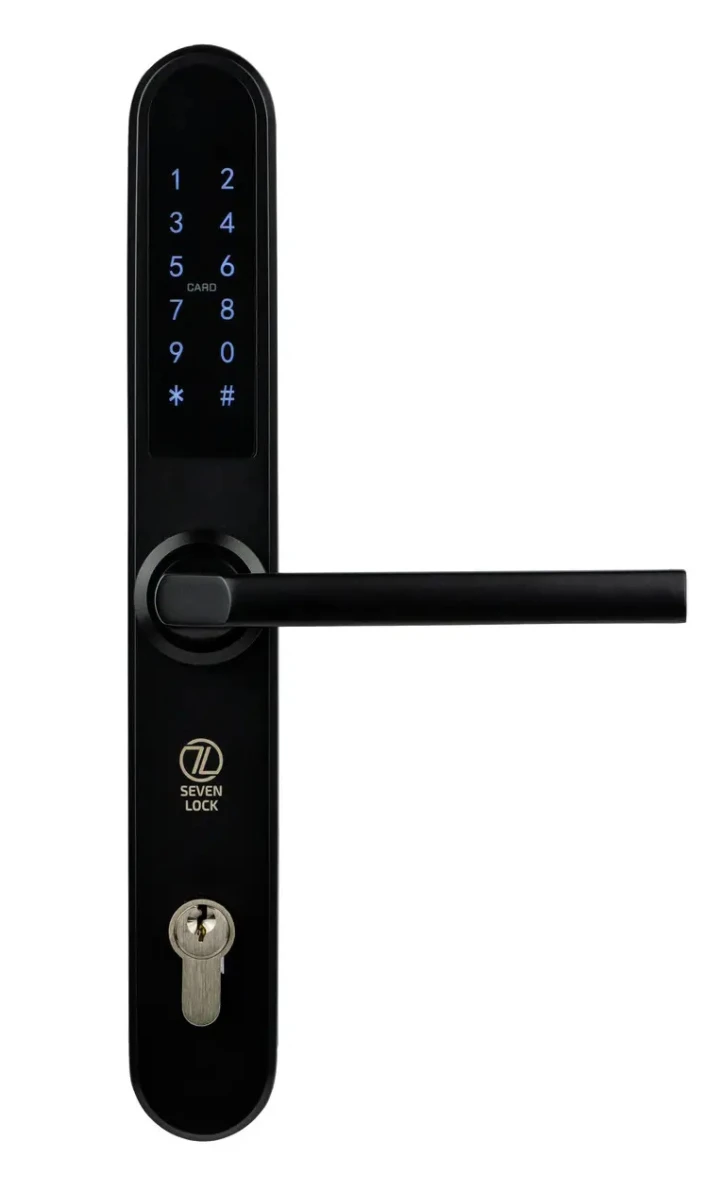 Умный дверной замок SEVEN LOCK SL-7761B Black