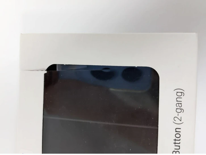 (Уценка) Кнопка для двухклавишного выключателя Ajax SoloButton (2-gang) Black фото 3