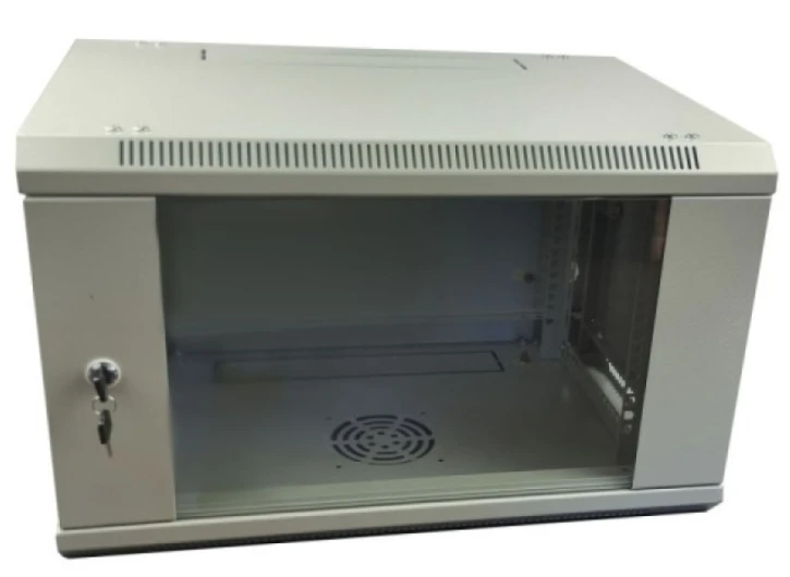 Шкаф настенный Adtek DE-19" 4U-600-350 серый (DE-4U-600-350-G)