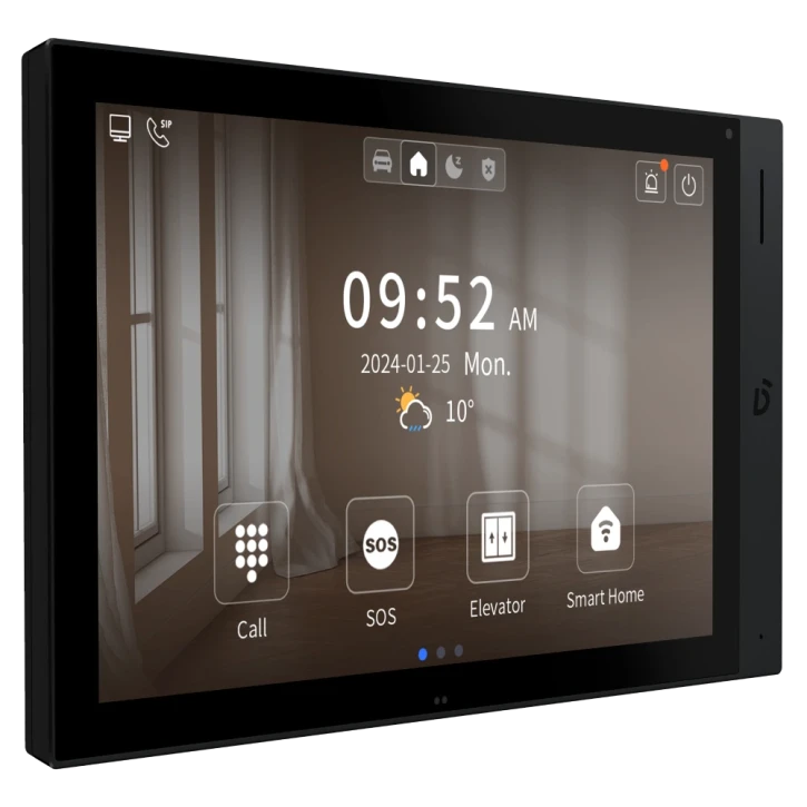 IP відеодомофон Dnake H618A з Wi-fi Black (00-00009447)