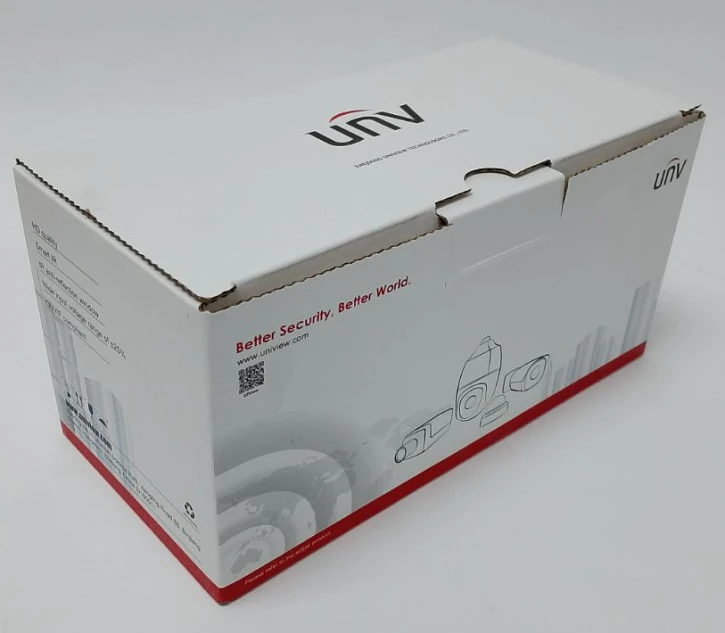 (Уценка) IP-видеокамера уличная Uniview IPC2124SR3-ADPF28M-F White фото 2