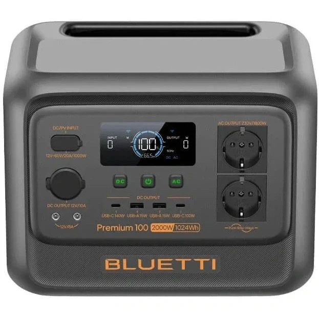 Зарядная станция Bluetti Premium 100 V2 1000Wh 277000mAh 2000W (PB931460) фото 4