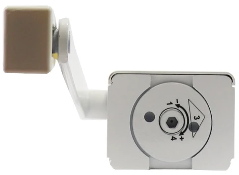 Доводчик дверний Cisa D5210.03.0.45 BC SLD HO з фіксацією до 80 кг білий (39991) фото 3