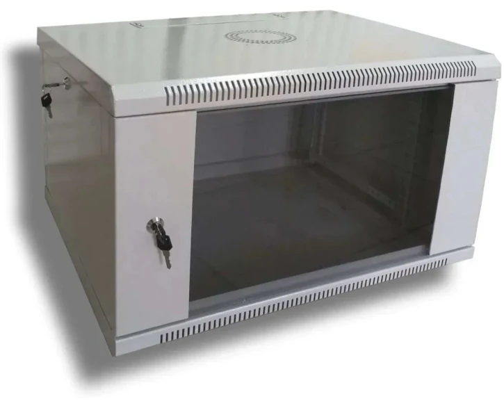 Шафа настінна Hypernet 4U 600х600 сіра (WMNC-66-4U-FLAT)