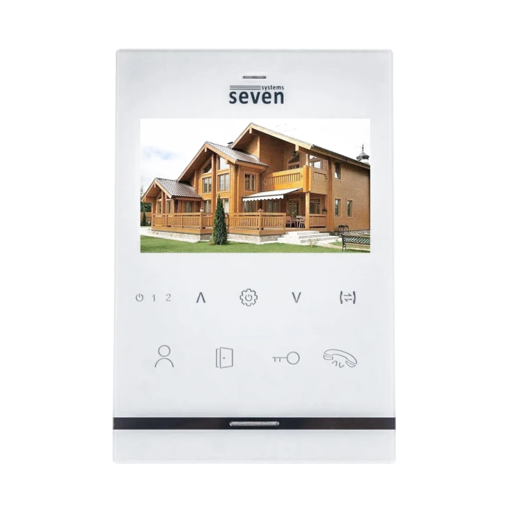 Комплект видеодомофона SEVEN DP-7542 White фото 3
